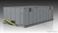 Modular pump skid in Solid Edge